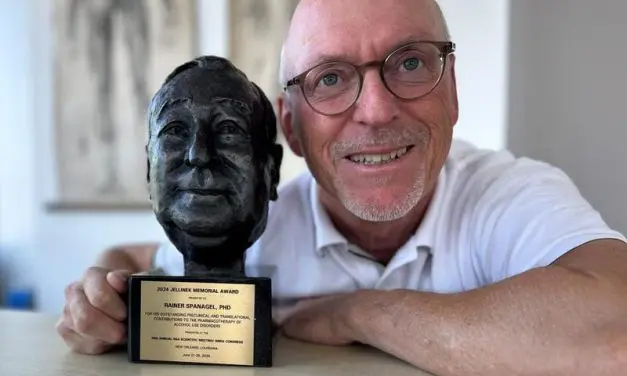 Jellinek Research Prize goes to Rainer Spanagel