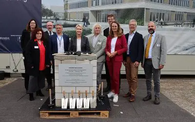 Laying of the foundation stone for the Helmholtz Institute for One Health in Greifswald