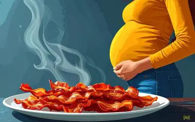 Smell of fatty foods during pregnancy affects offspring