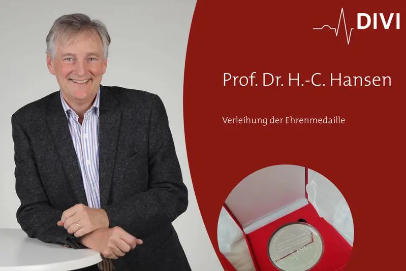 DIVI Medal of Honour for Professor Hans-Christian Hansen
