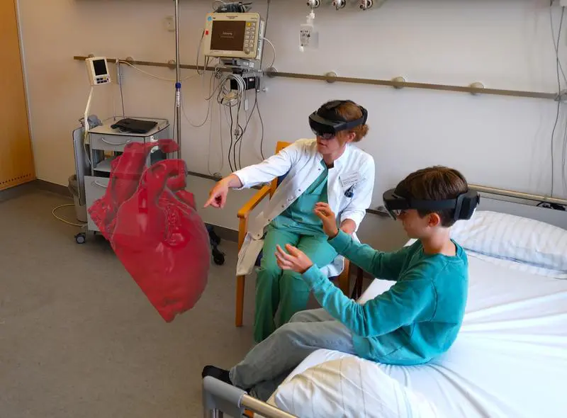 AR holograms to allay fears for parents of children with heart disease