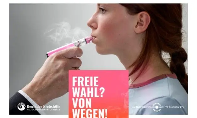 German Cancer Aid, DKFZ and ABNR warn against aggressive marketing of tobacco and nicotine products